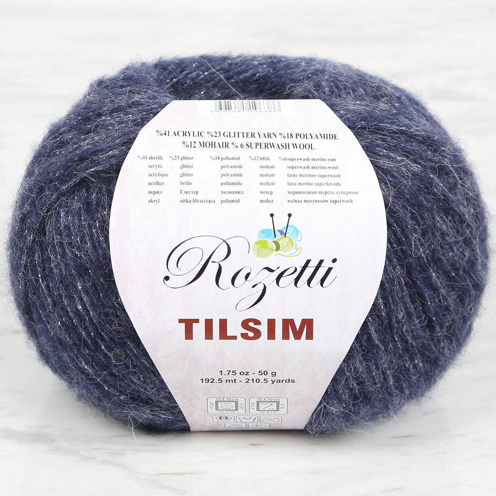 Rozetti Tılsım Lacivert El Örgü İpi - 362-10